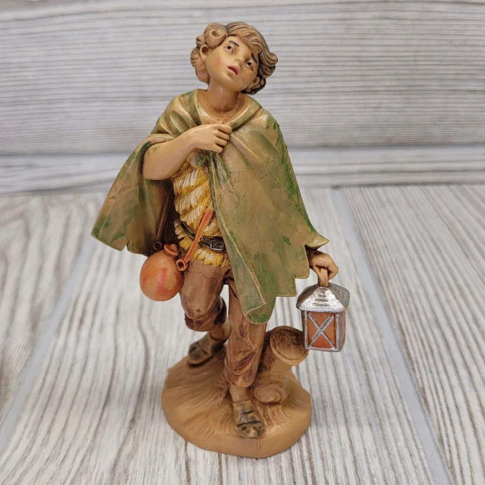Fontanini Nativity Figure David Carrying Lantern 1987 Depose Italy 144 Christmas